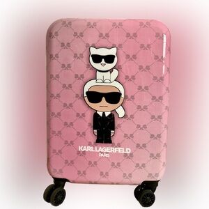 Karl Lagerfeld Paris 20" Choupette Hardside Carry-On Spinner Suitcase